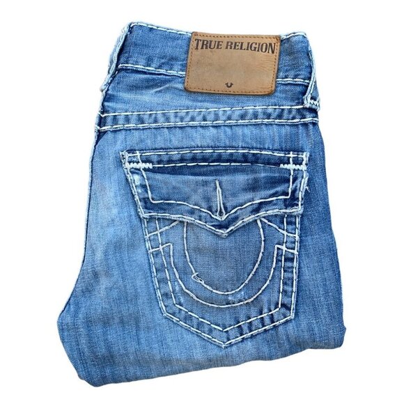 True Religion Jeans Size 30 RICKY SUPER T Blue - Picture 1 of 9